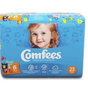 3 Pack of  Comfees Diapers Size 6